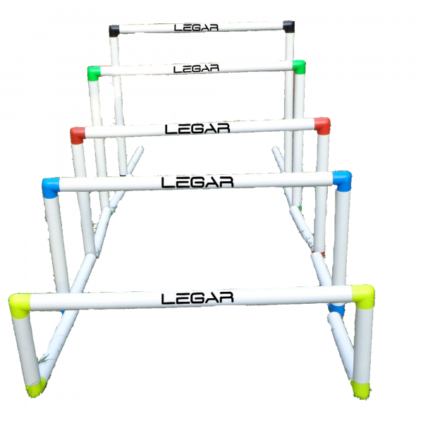 Ostacolo da allenamento graduabile in PVC da cm 10 a 60 - confezione da 6 pezzi