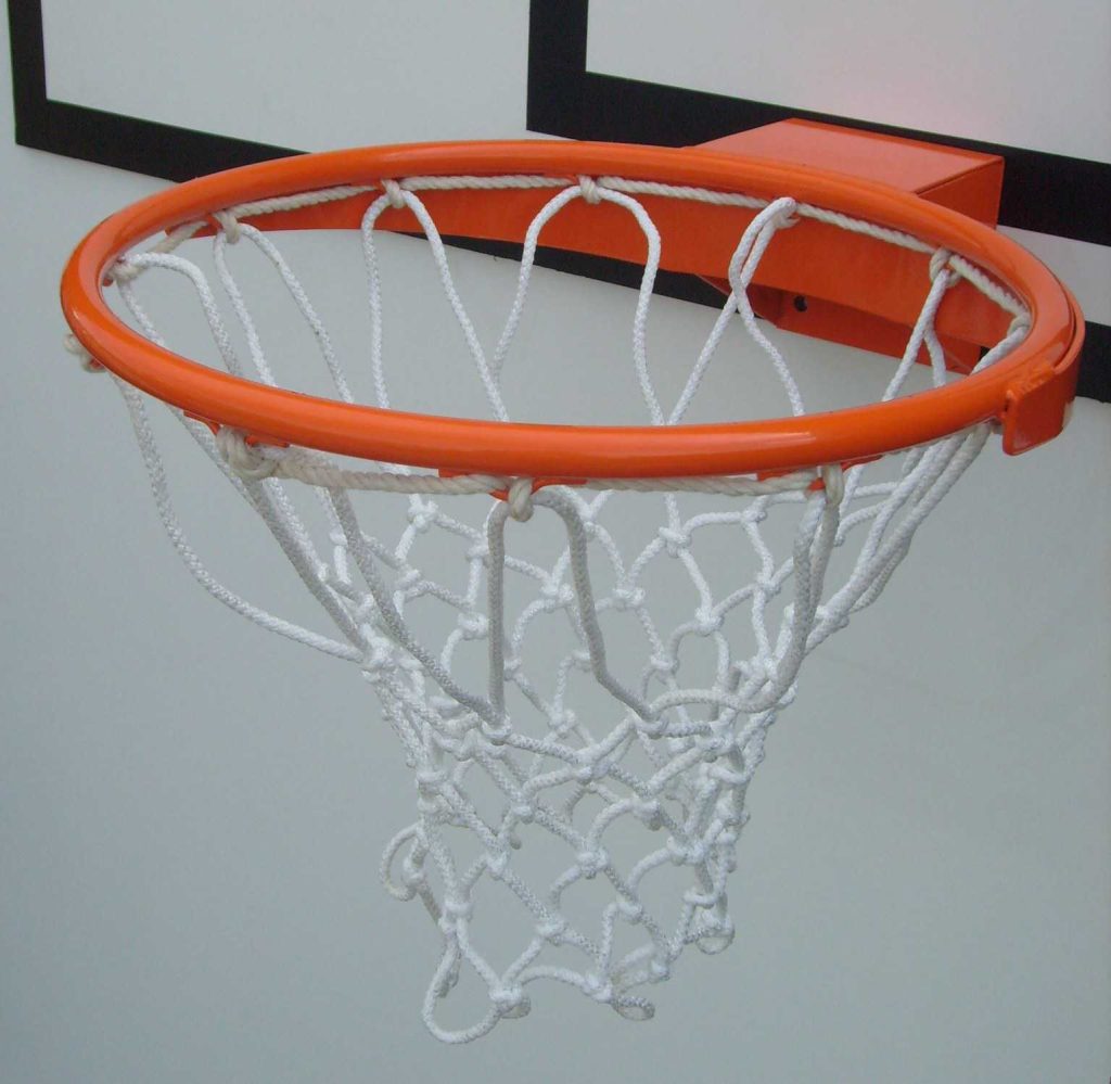 CANESTRO BASKET, CON PIASTRA DI RINFORZO, ULTRA RESISTENTE, VERNICIATO, CERTIFICATO UNI-EN 1270